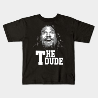 The dude funny face, big lebowski Kids T-Shirt